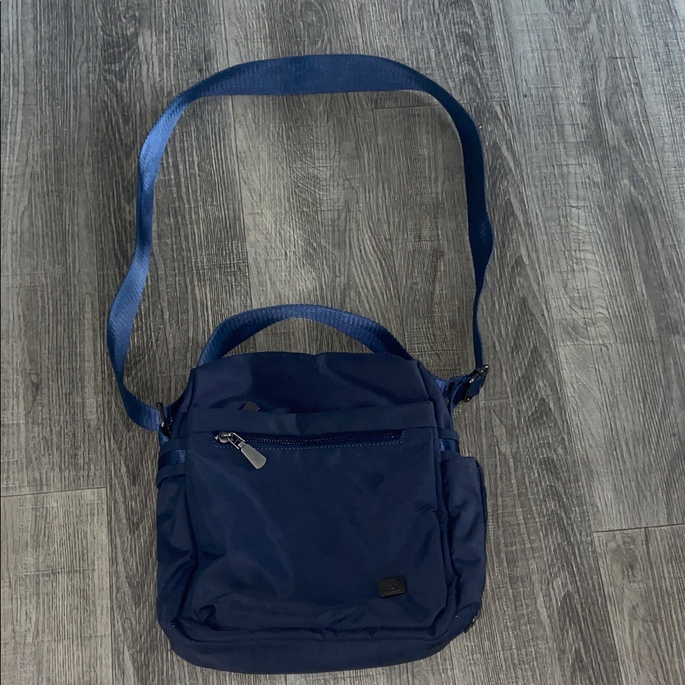 Navy Blue Messenger Bag